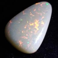 Coober Pedy Double Sided White Opal- 4.18 Carat