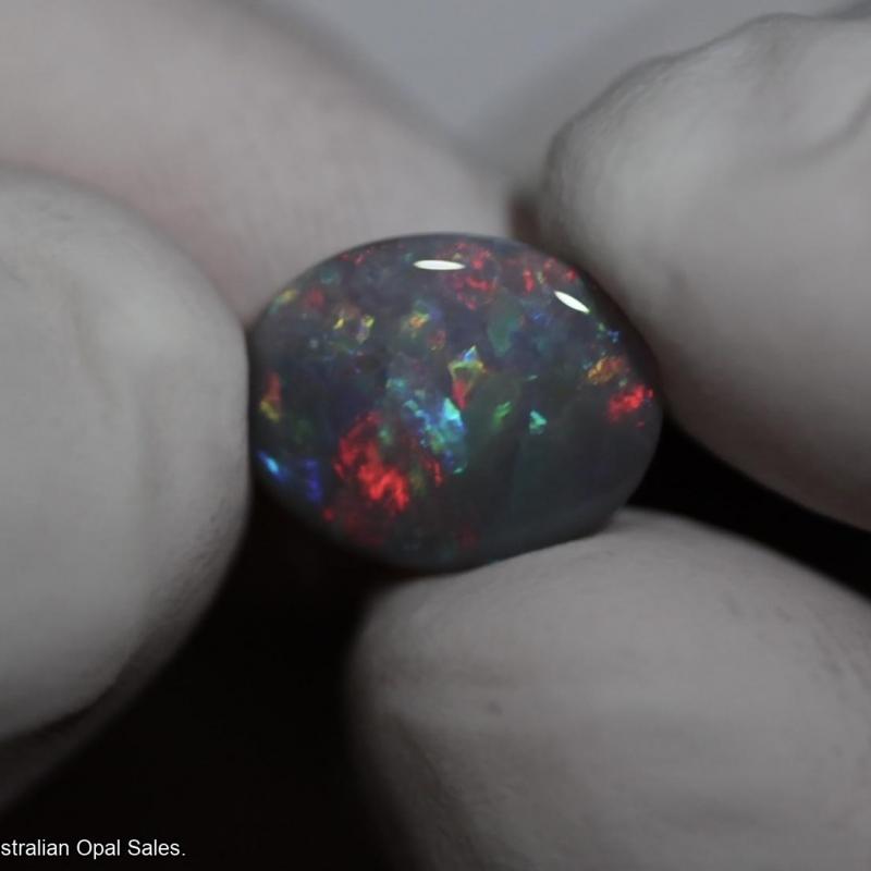 3.4 carat dark opal