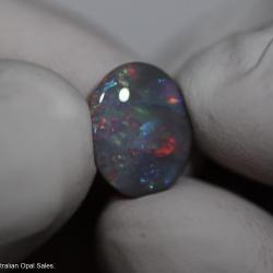 3.4 carat dark opal