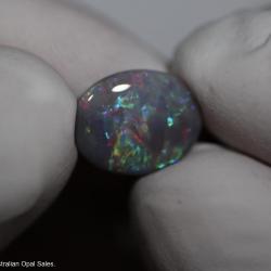 3.4 carat dark opal