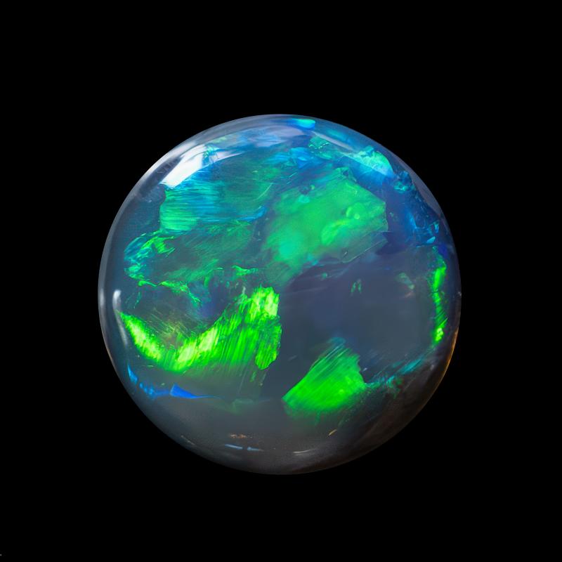 Lightning ridge black opal