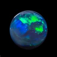 Lightning ridge black opal