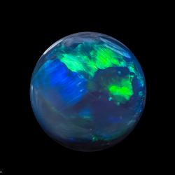 Lightning ridge black opal